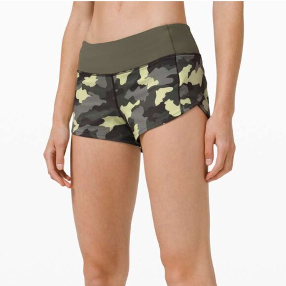 Lululemon Speed Up Short *2.5" Heritage 365 Camo - Picture 2 of 7